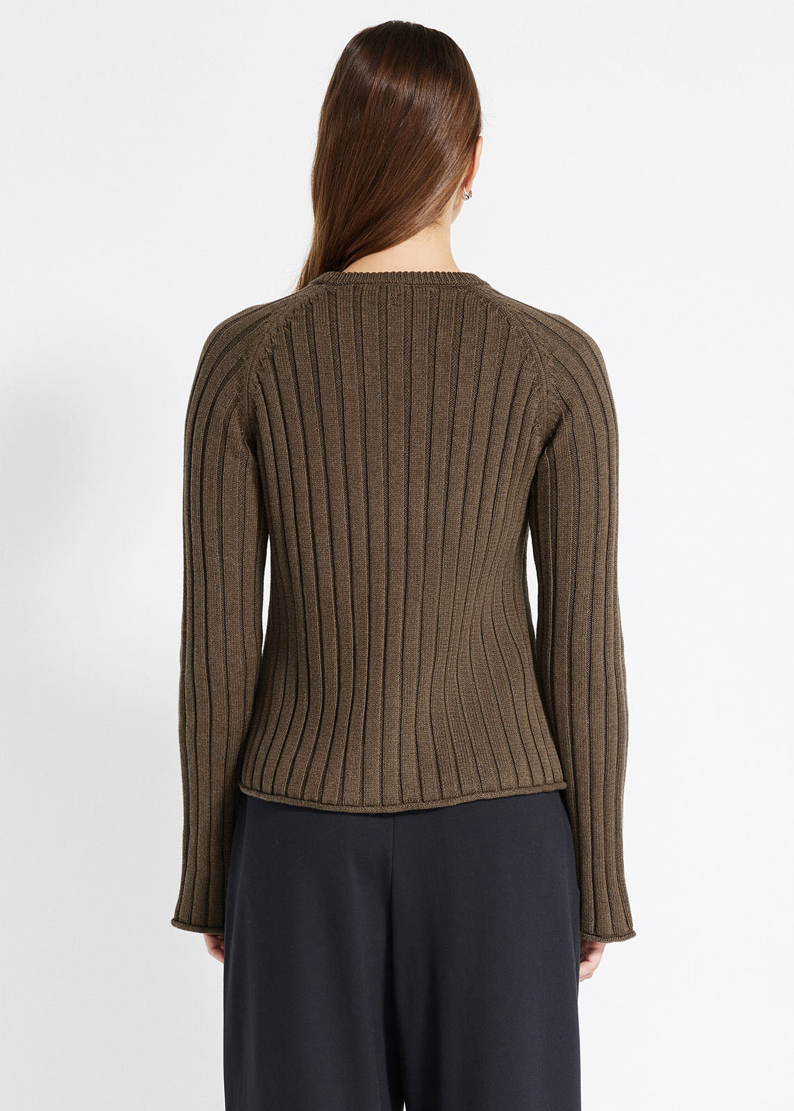 Knitted Rib Long Sleeve