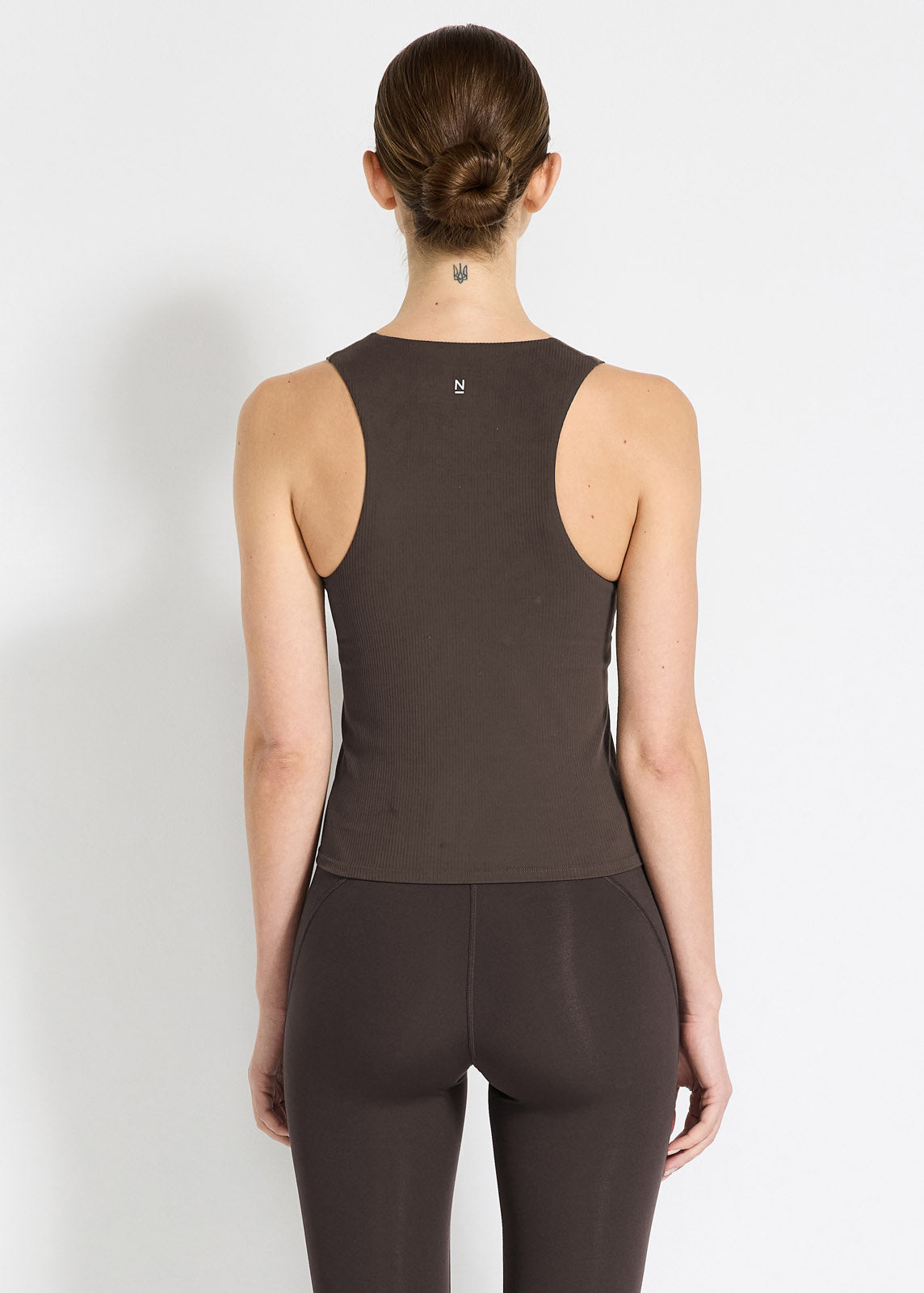 Ribbed Cardio 2-1 Scoop Tank