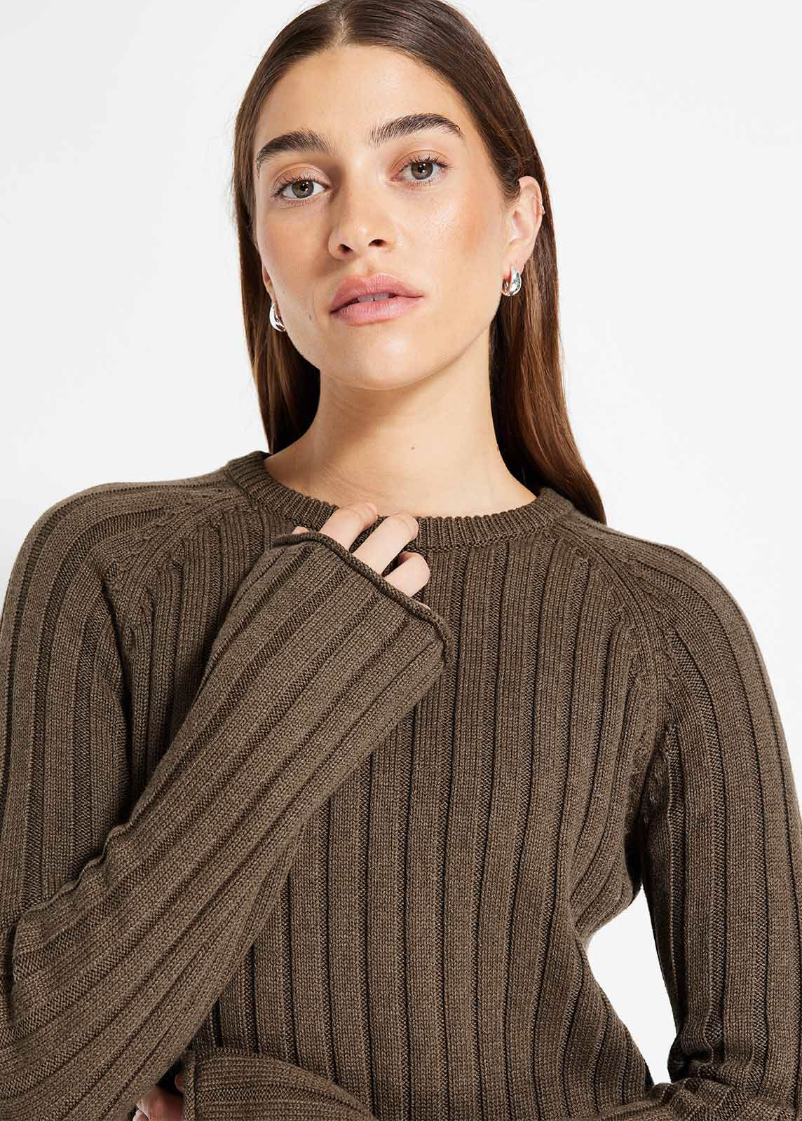 Knitted Rib Long Sleeve