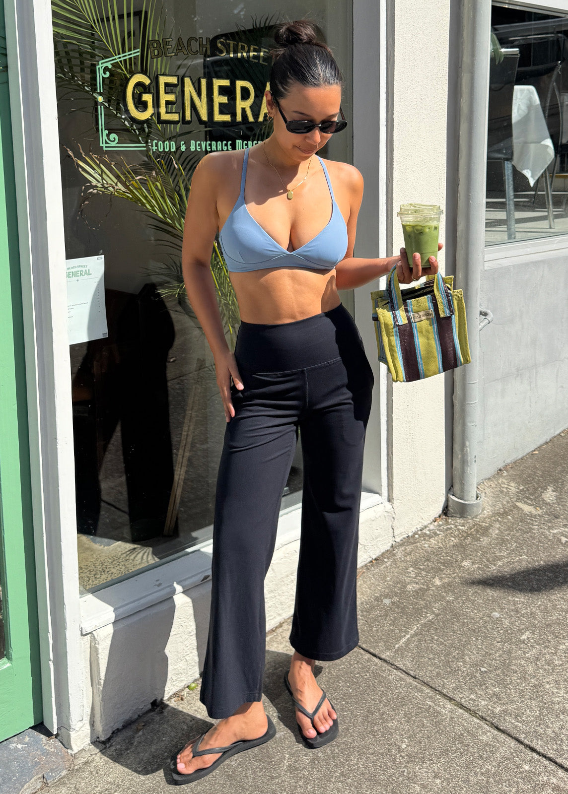 In Motion Cropped Wide Leg Pant