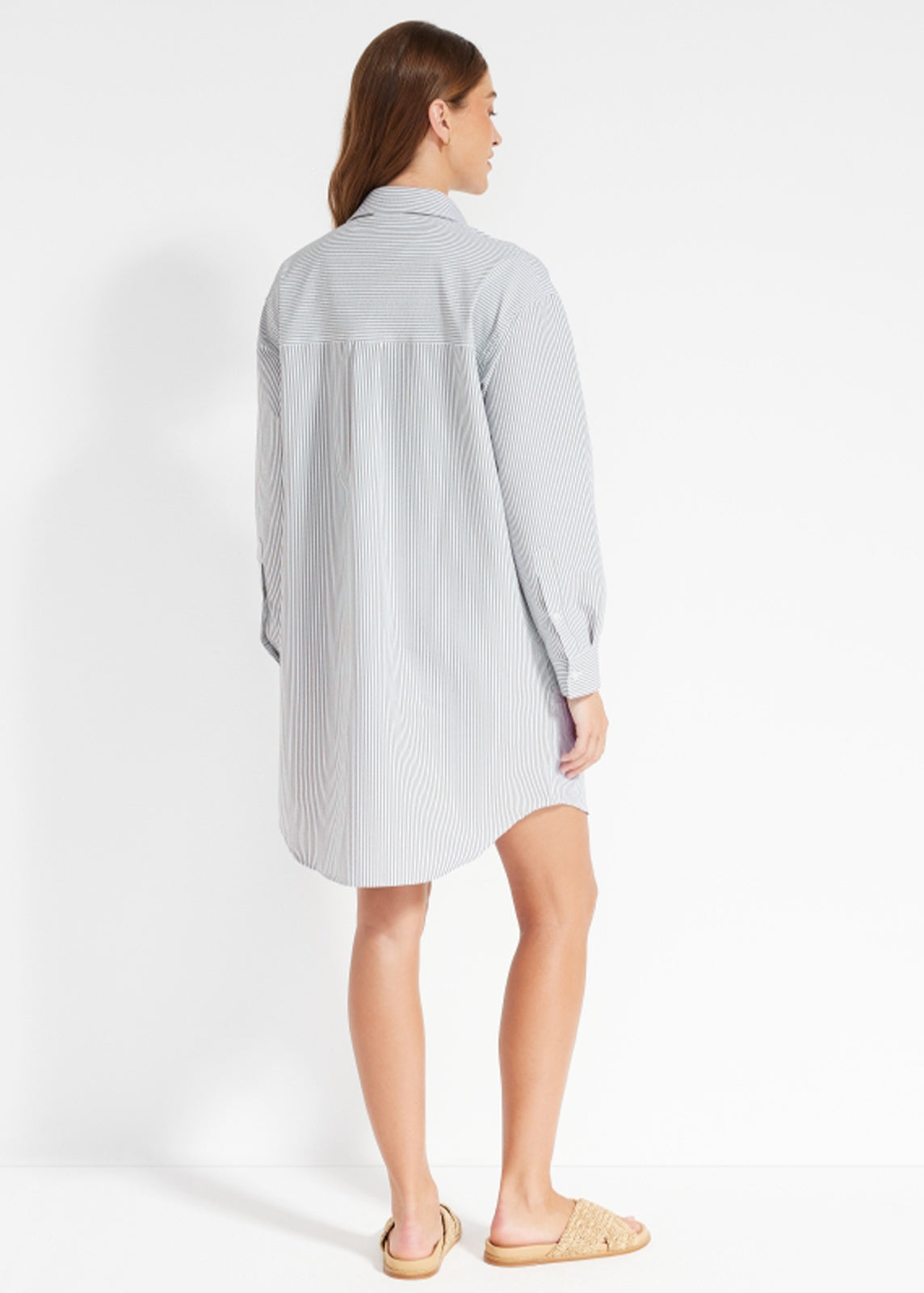 On The Move Shirt Dress