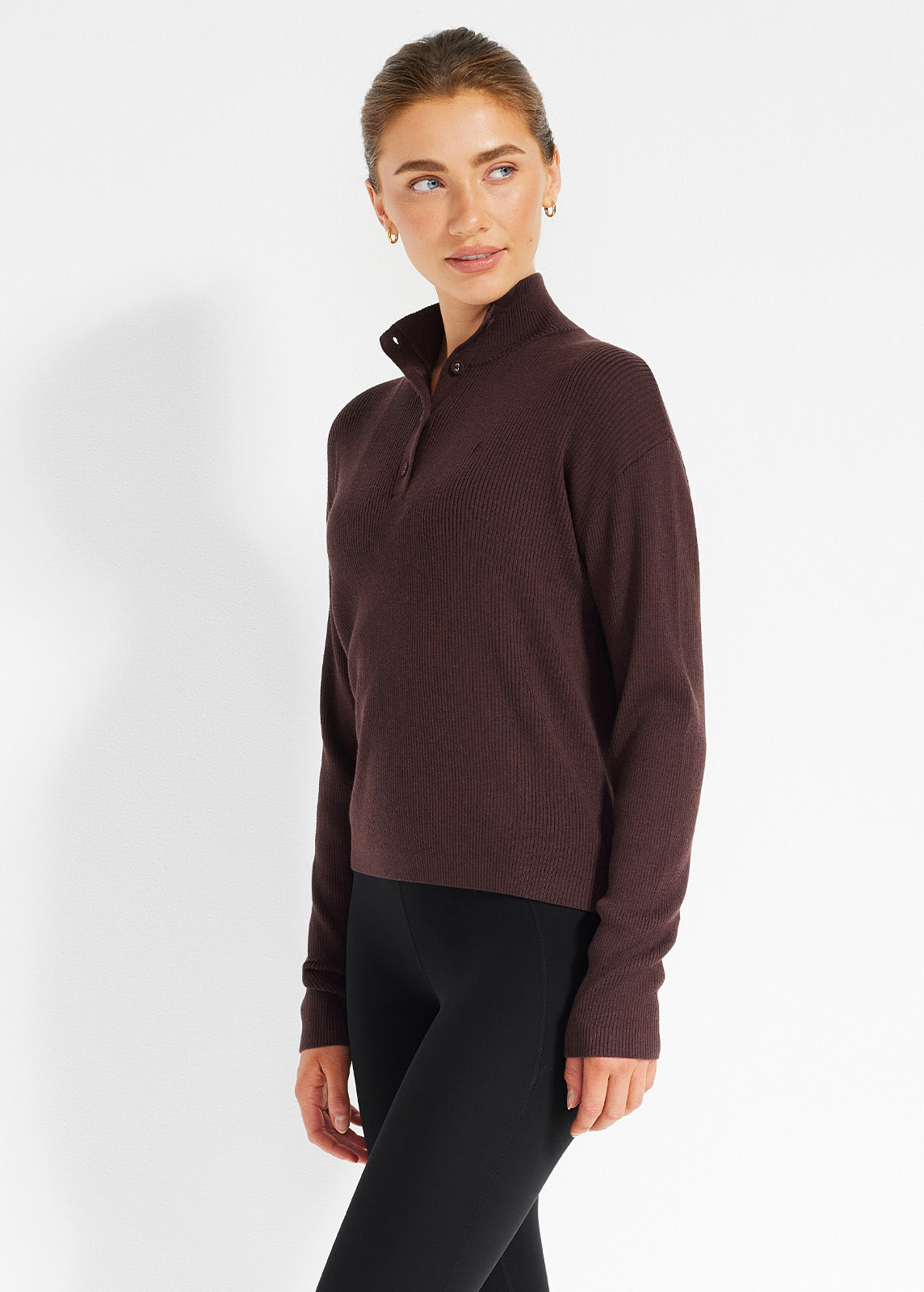 Snug Knit Ribbed Polo