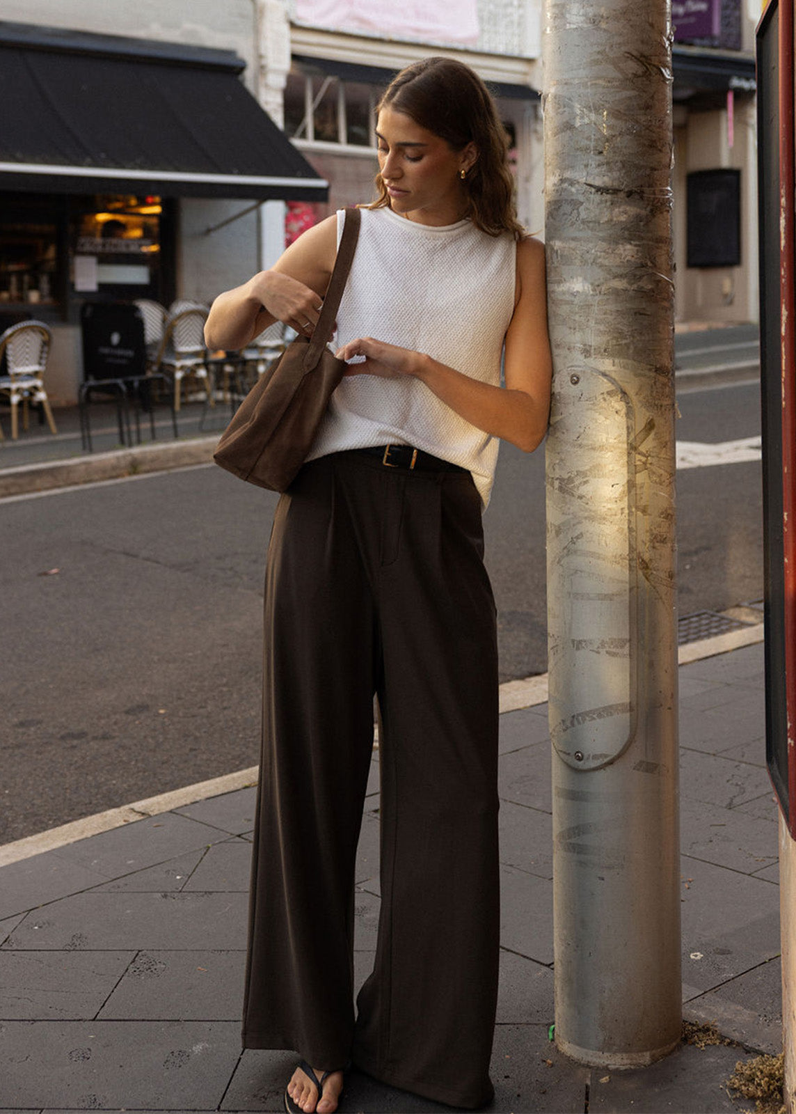 Pleated Tailored Trouser