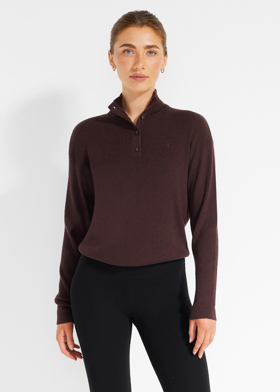 Snug Knit Ribbed Polo