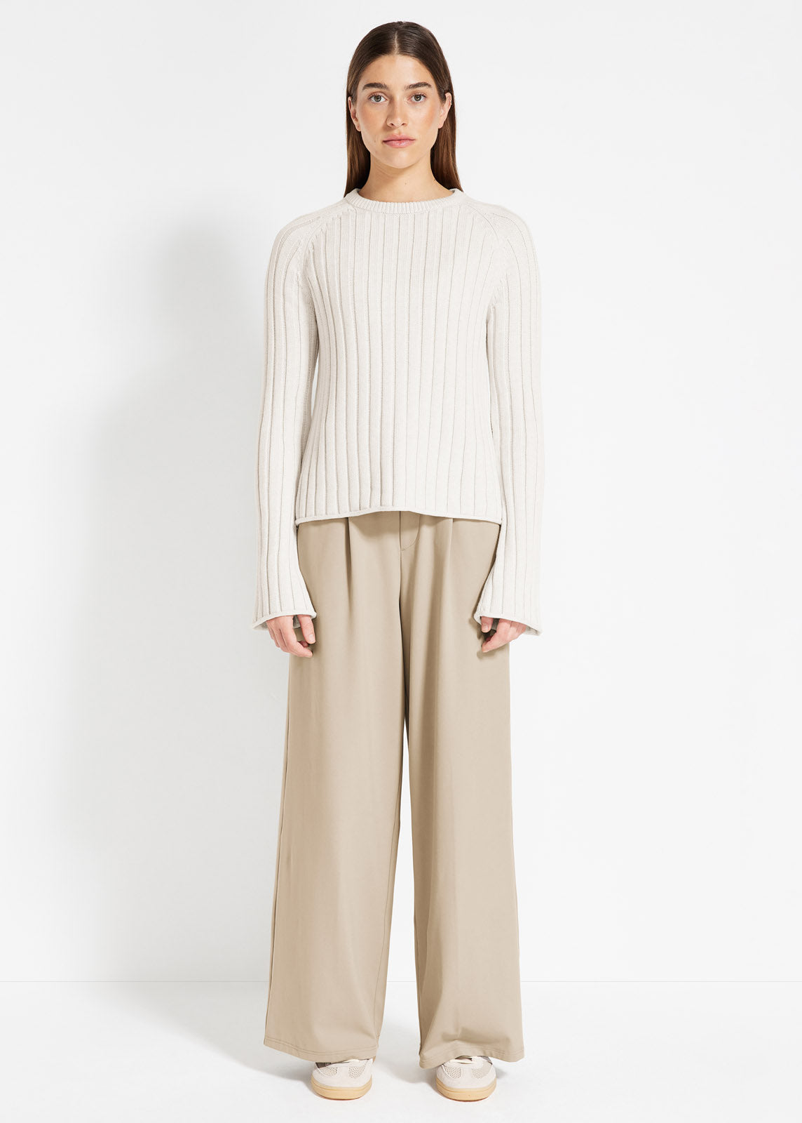 Knitted Rib Long Sleeve