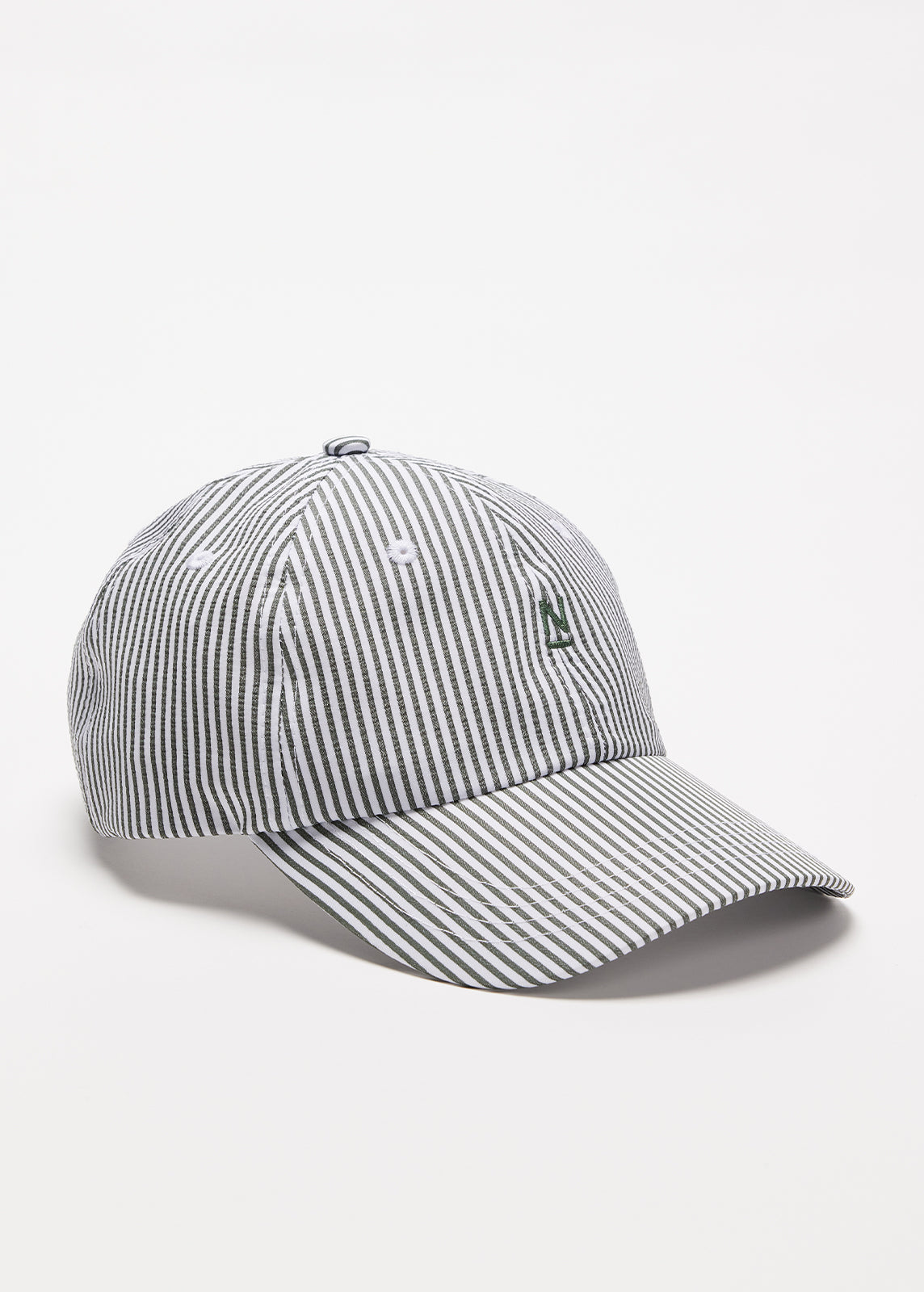 N Striped Cap