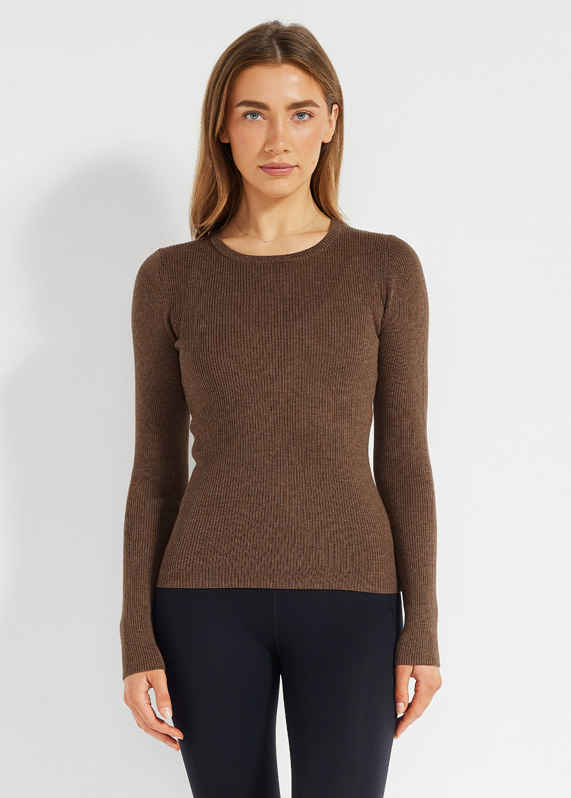 Snug Knit Ribbed Long Sleeve