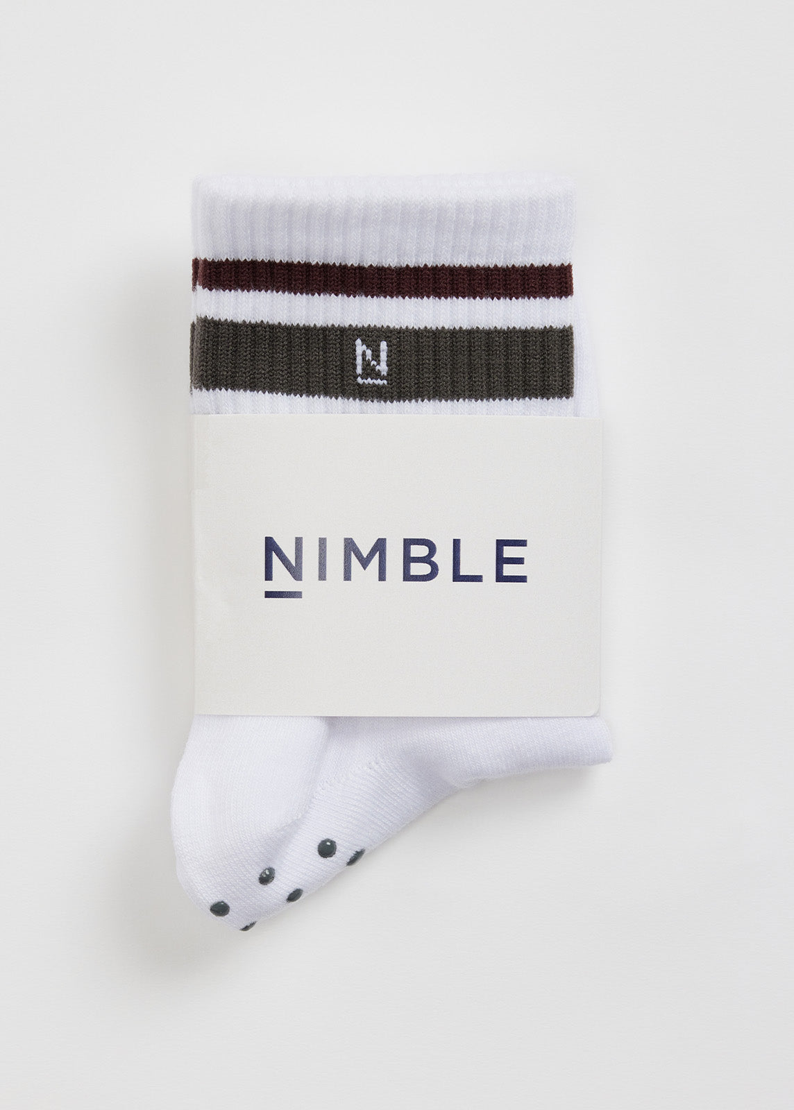 Grippy Stripe Quarter Sock