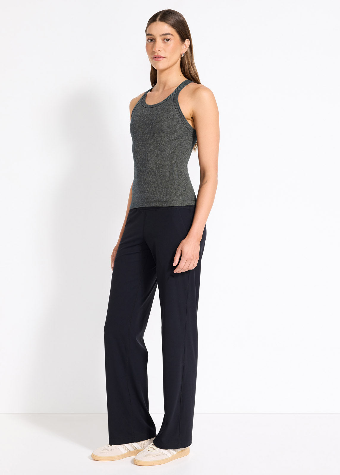 Lightweight Ribbed Racerback Tank