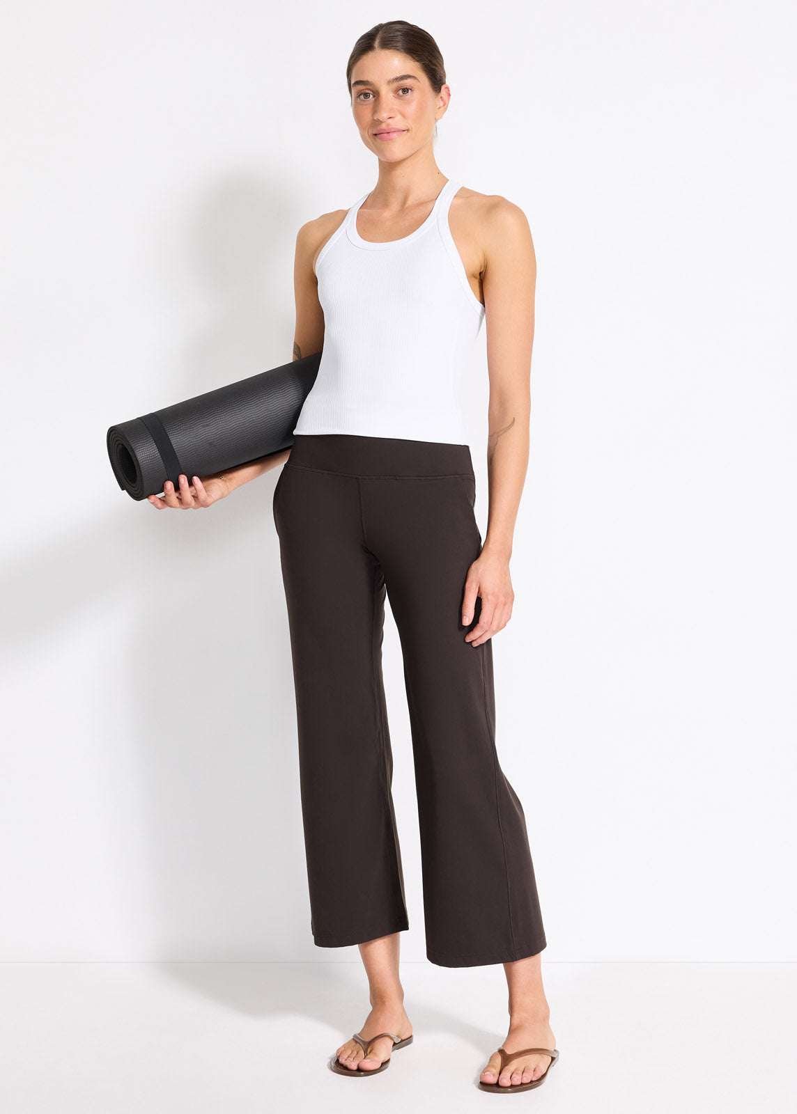 In Motion Cropped Wide Leg Pant