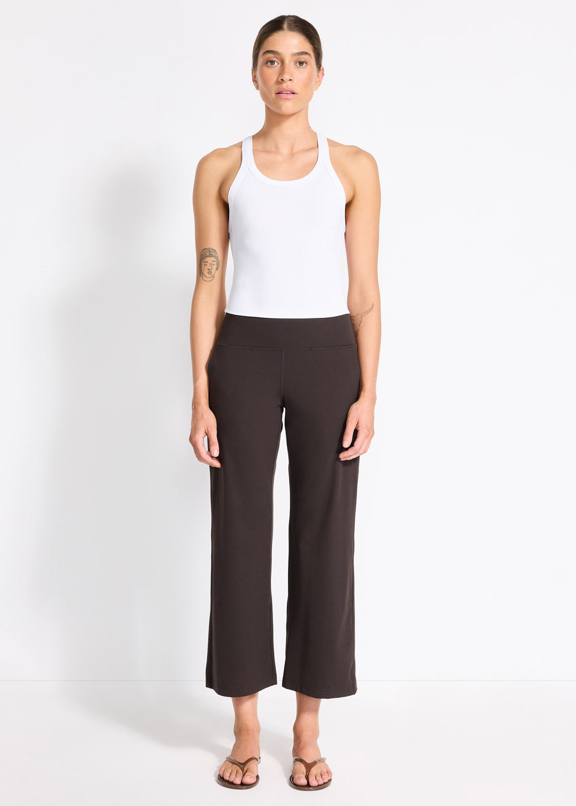 In Motion Cropped Wide Leg Pant
