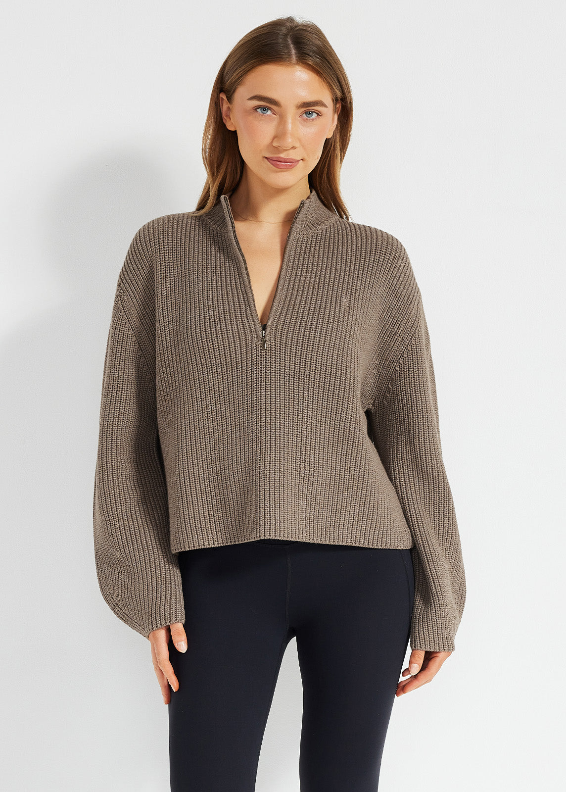 Everyday Ribbed 1/2 Zip