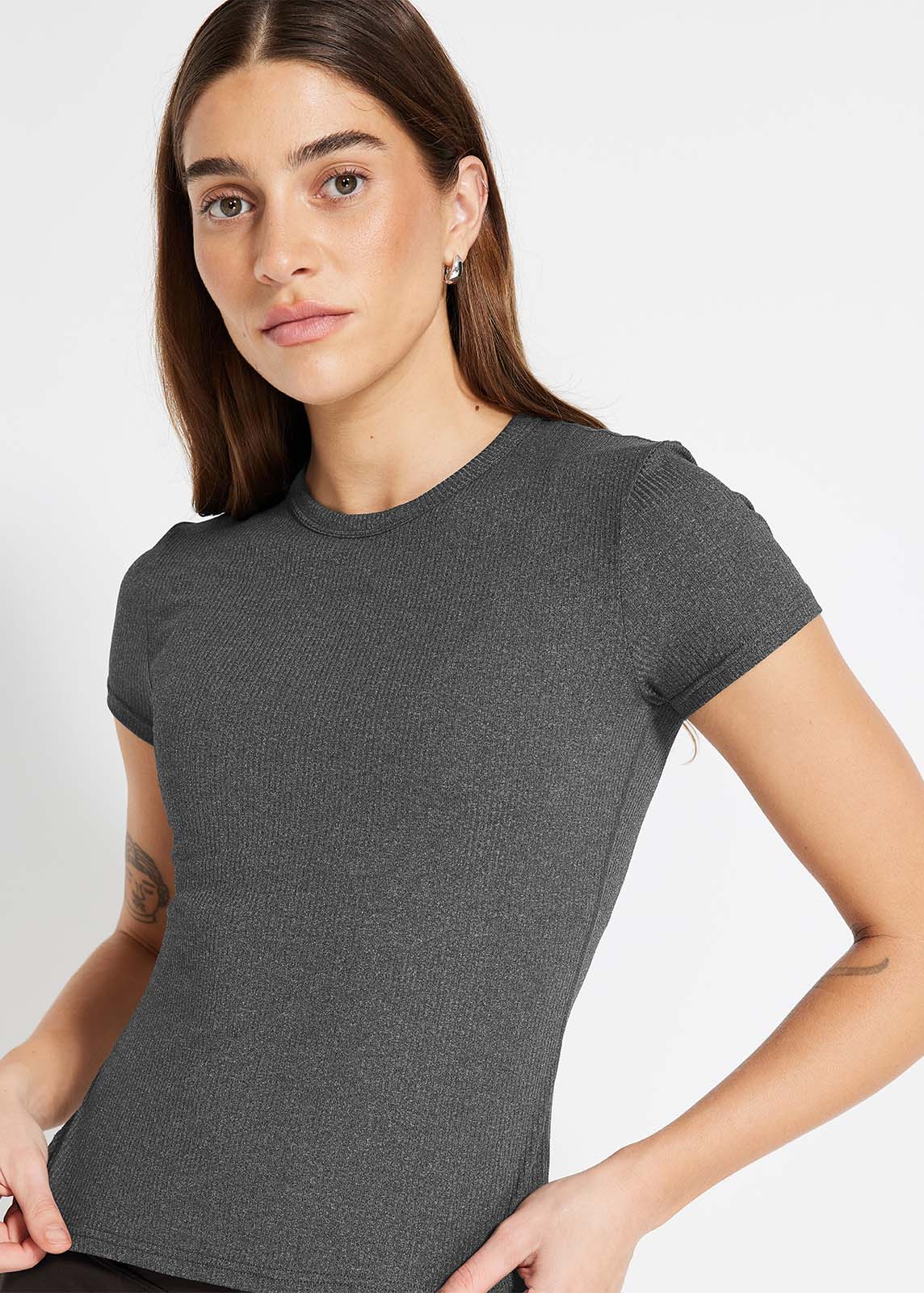 Lightweight Ribbed Tee