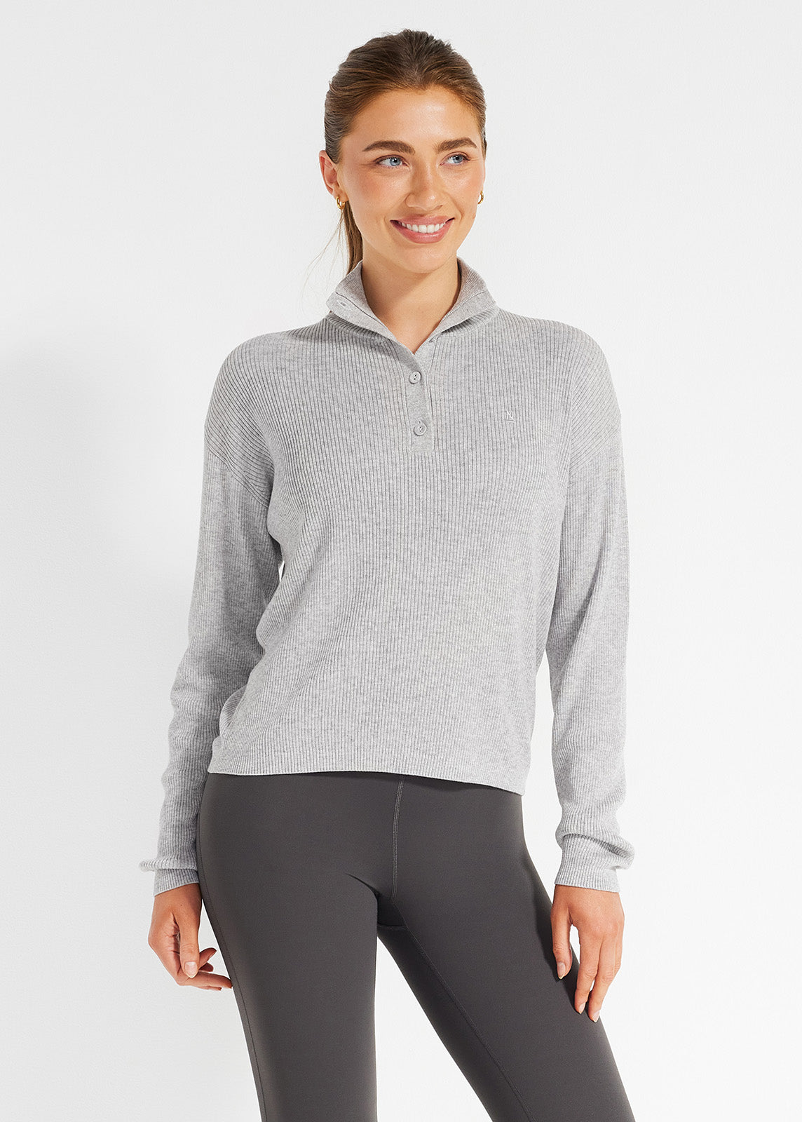 Snug Knit Ribbed Polo