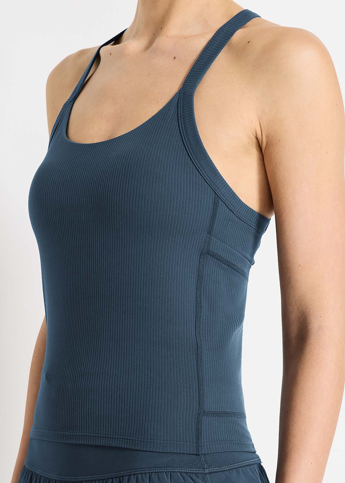 Ribbed Cardio 2-1 Tank